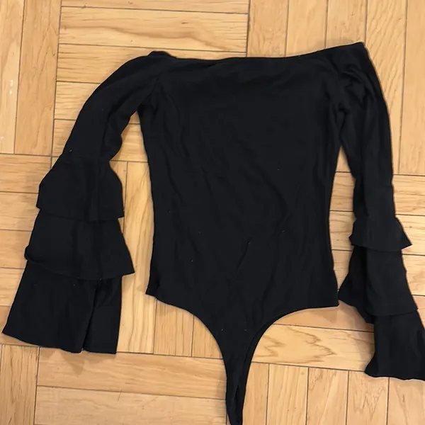 Soprano off-the-shoulder bodysuit black - Image 2