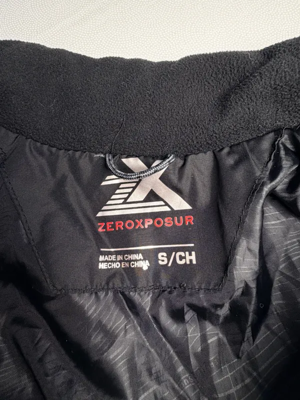 ZeroXposur Women Small Black Quilted Puffer Jacket Full Zip Fleece Collar Winter - Image 4