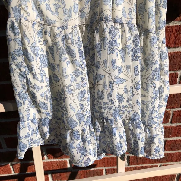 VICI Blue floral Mini dress Small - Image 6