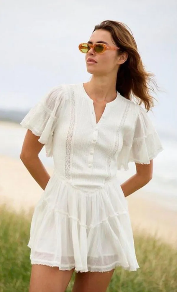 Free People Cream Dress - Image 2