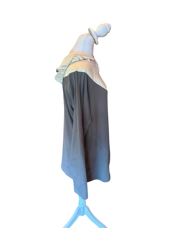 Mountain Hardwear Sweatshirt Gray Athletic Pullover Hiking Hoodie Womens Large - Image 5