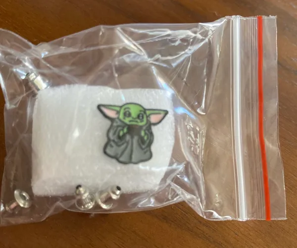 Star Wars Boutique Baby yoda kawaii stud earrings - Image 3
