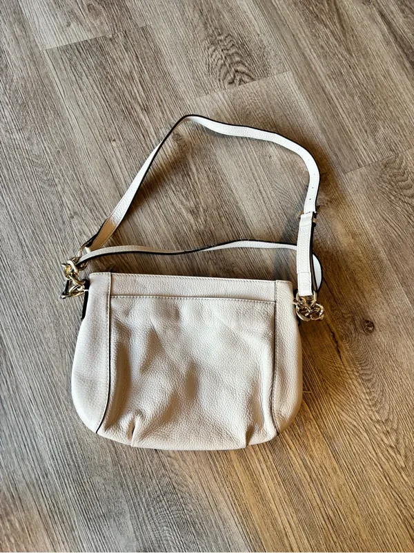 Michael Kors Cream Tassel Crossbody Shoulder Bag - Image 4