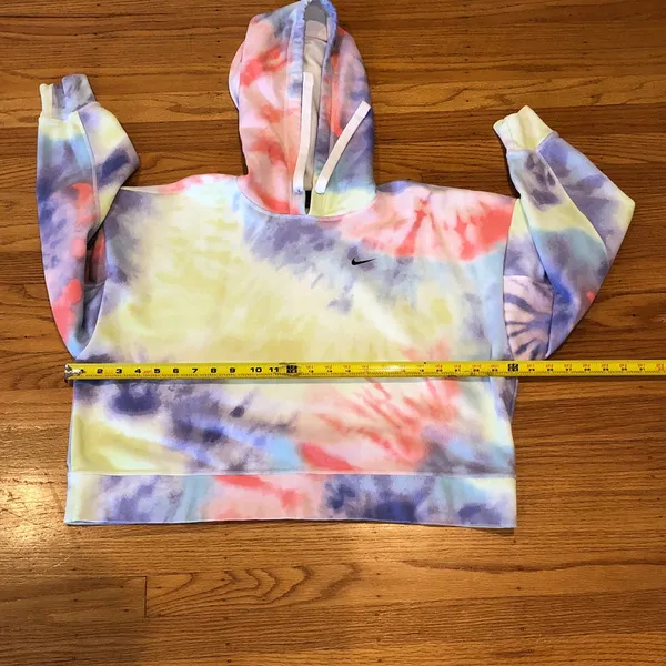 Nike Dri-FIT Get Fit Women's Tie-dye Pullover Training Hoodie, M - Image 10