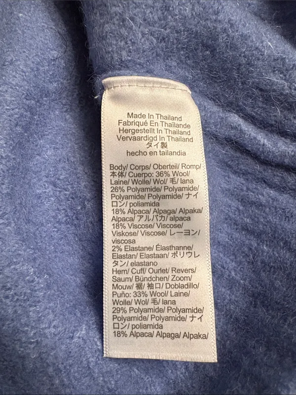 Madewell Crewneck Sweater wool alpaca blend Size XL ( See measurements) NWT - Image 6