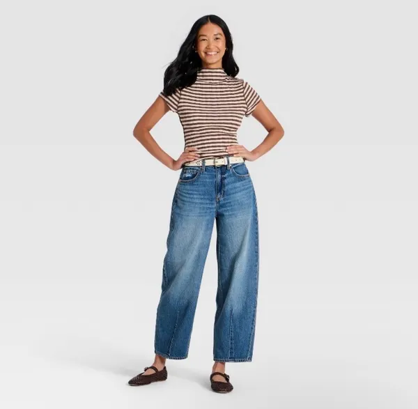 Target Wide Leg Barrel Jeans  - Image 2