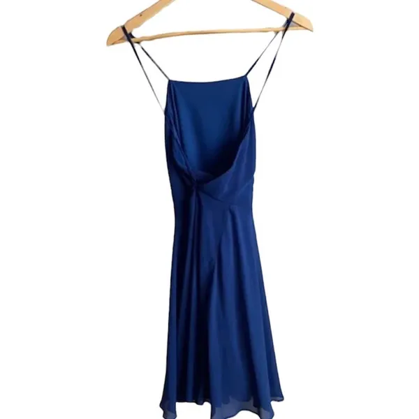 Lulus ✨ Letter of Love Navy Blue Backless Skater Dress✨ - Image 7