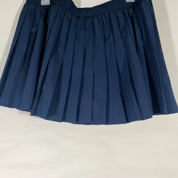 Id Ideology Pleated Active‎ Solid Skort Women Lg Navy Blue Collegiate Flowy Girl - Image 3