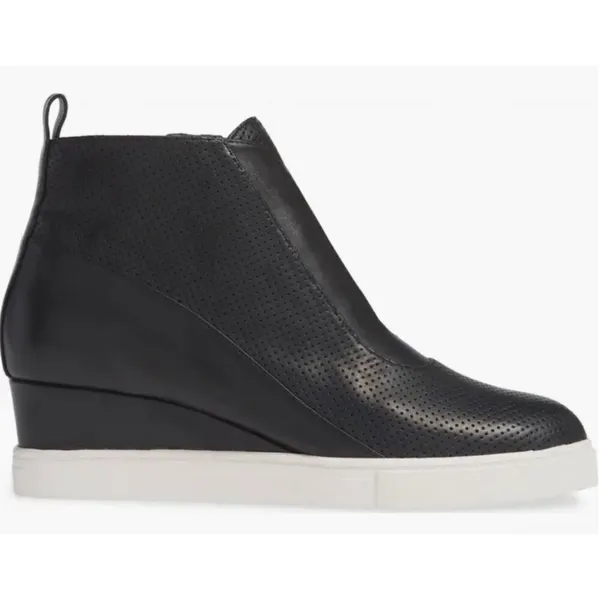 Linea Paolo Anna leather comfort wedge bootie 9 - Image 14