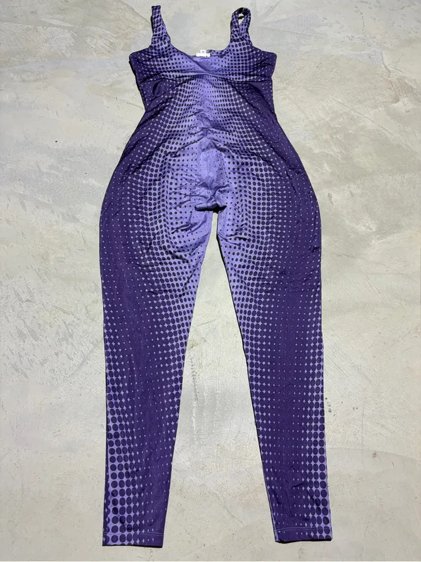 Yitty headliner shaping catsuit Purple Sleeveless Fit Jumpsuit - Image 8