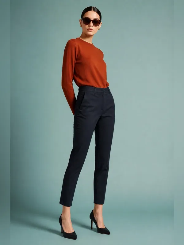 A New Day Womens Trouser Pants 10 Tapered Leg Stretch Business Casual Career - Image 12
