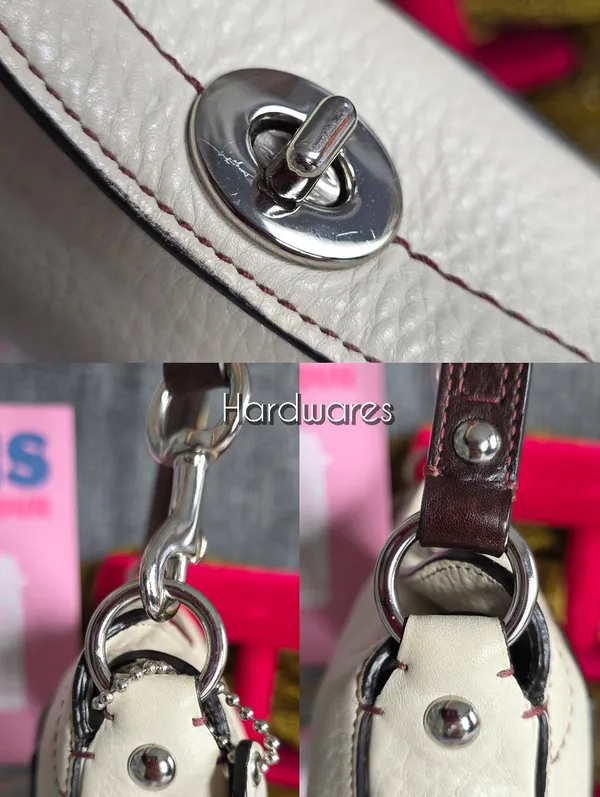 Coach 2005 Chelsea Turnlock Pebbled Y2k Shoulder Bag - Image 5