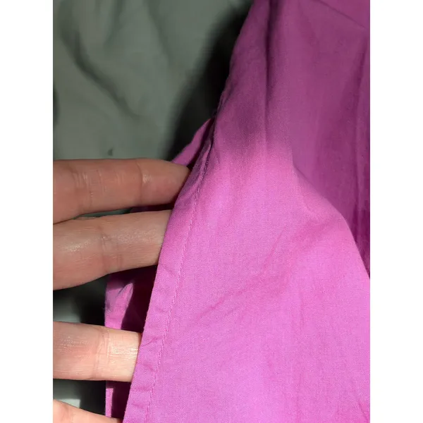 Free‎ People Spring Bud Mini Dress Magenta Purple Smocked Back OB2058172 XL - Image 5