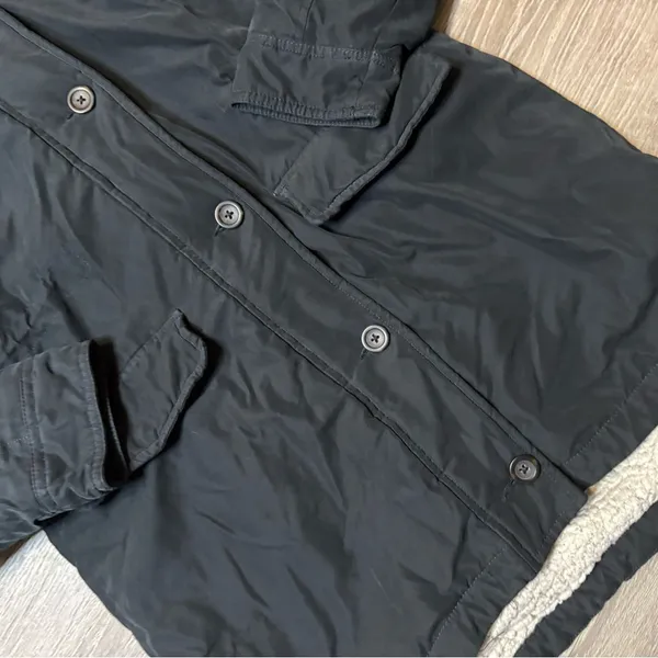 •ABERCROMBIE & FITCH• BLACK COAT - Image 2