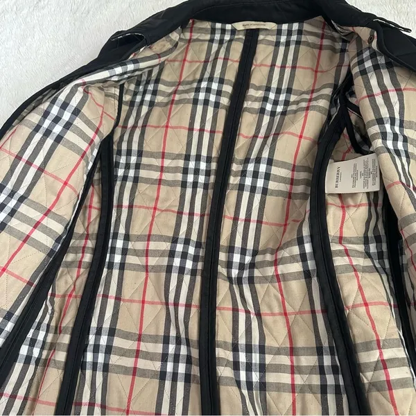 Burberry Black Quilted Jacket | See Sizing Notes - Image 3