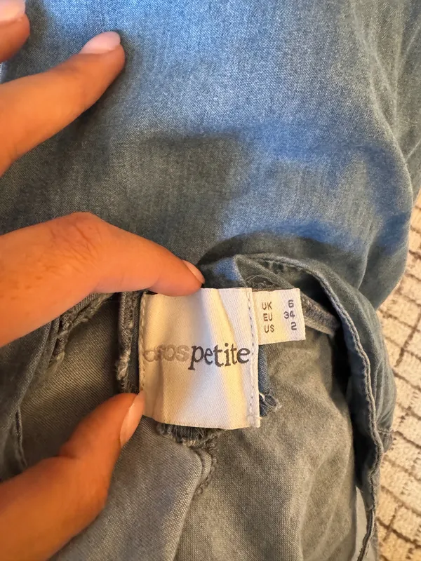 Cute asos jeans dress petite - Image 2