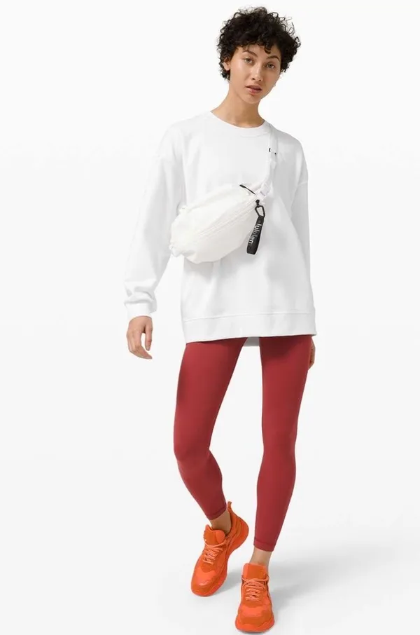 Lululemon Perfectly Oversized Crew White 6 - Image 4