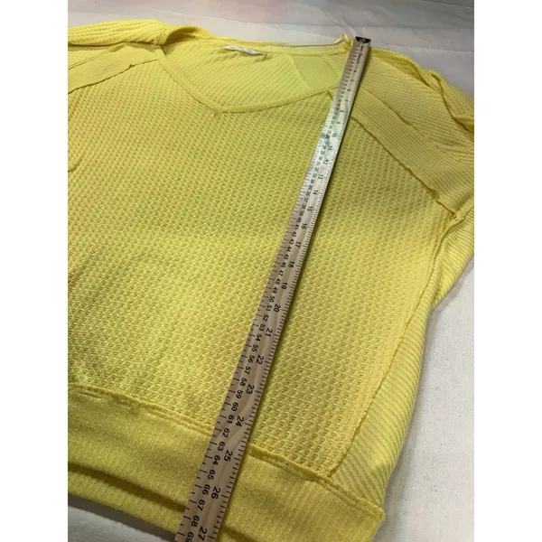 We The Free Santa Clara Top Large Oversized Yellow Dolman Boho (F6 - Image 5