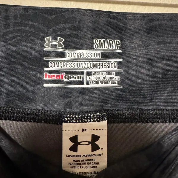 Under Armour HeatGear Black Compression Pants - Image 2
