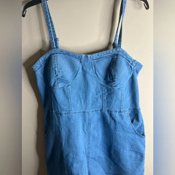 Derek heart size large denim jumper - Image 5