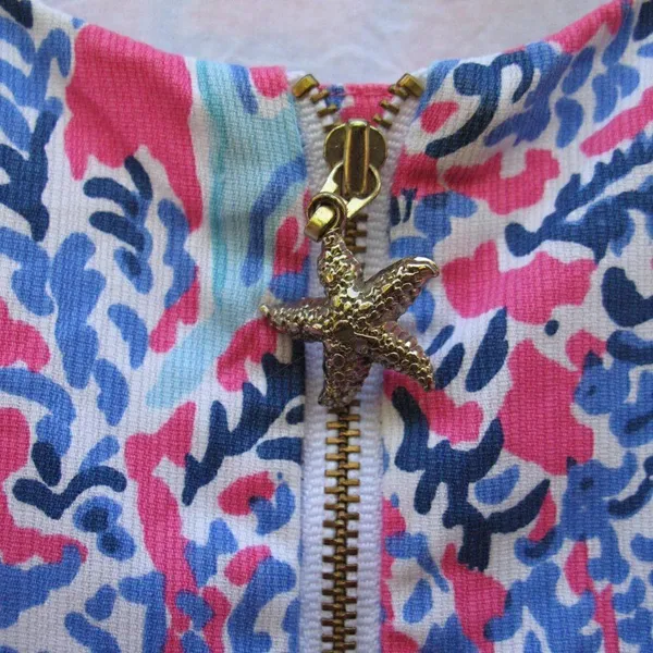 Lilly Pulitzer Cathy Samba Coral Shift Dress 4 - Image 7