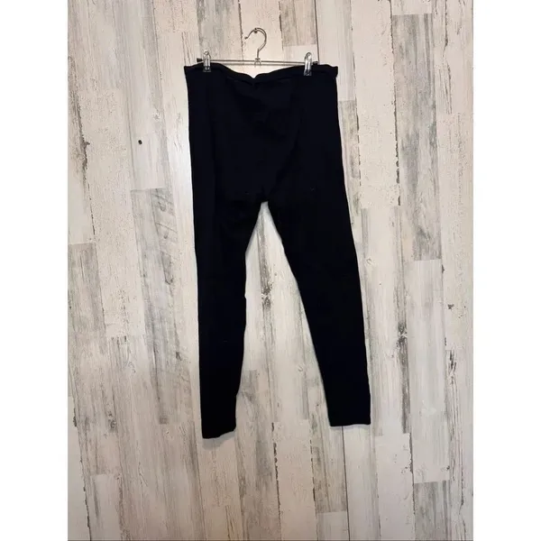 Primark Black Leggings Women’s Size Large Stretch Pull-On Basic Everyday Pants - Image 2