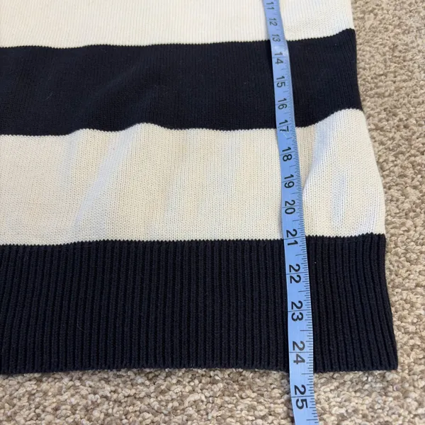 Lauren Ralph Lauren Striped‎ Boat Neck Long Sleeve Top Women SM Nautical Coastal - Image 9
