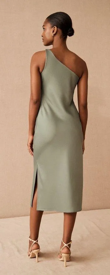 BHLDN Audrie Midi Satin Dress - Image 2