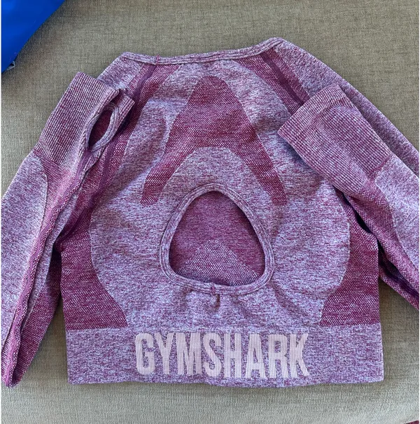 Gymshark Long Sleeve Crop Top - Image 2