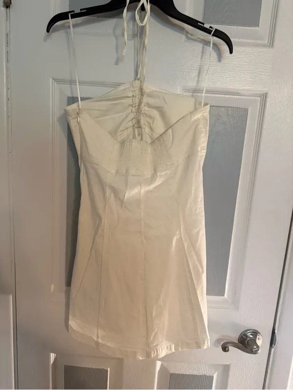 Urban Outfitters Cate Y -Neck Halter Mini Dress - Image 3