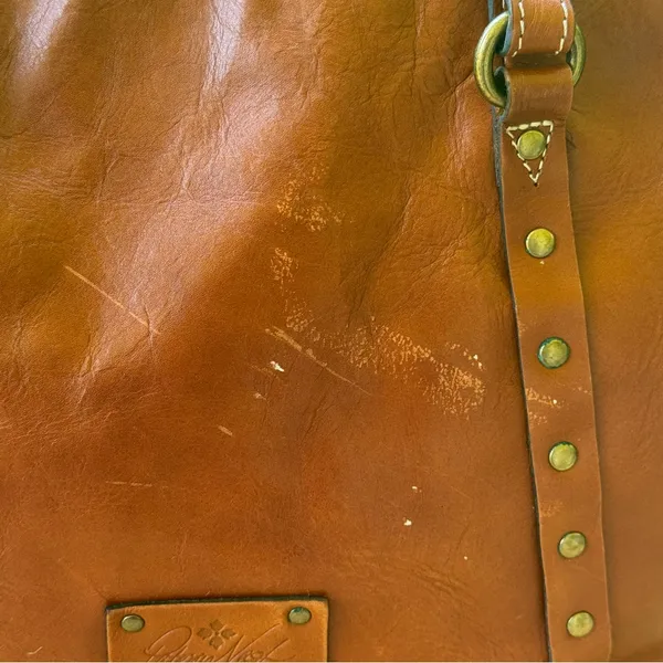 Patricia Nash Brown Leather Tote Bag - Image 5