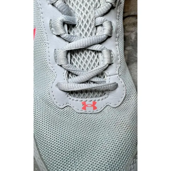 Under Armour Womens Size 9 Charged Assert 9 Running Shoes Grey‎ Orange Sneakers - Image 6