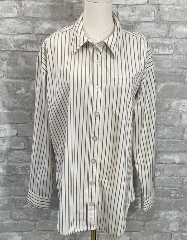 Maurices Corduroy Button Down Boyfriend Shirt - Image 2
