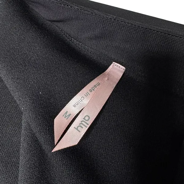 Black Skater Skirt Medium Fit Flare Textured Office Coquette - Image 5