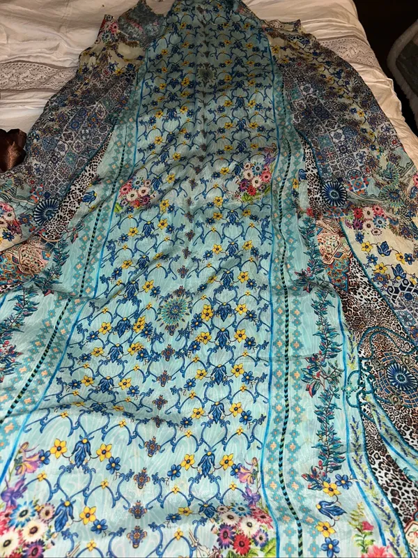 Rhea embellished resort-wear kaftan maxi dress Size S/M. - Image 9