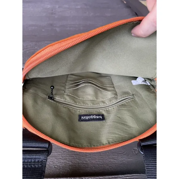 Baggallini Orange Nylon Crossbody Bag Lightweight Travel Purse NWOT - Image 11