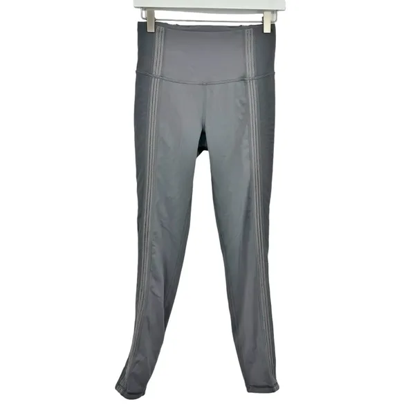 Lululemon Mesh Power Lines Leggings Titanium Dark Chrome Size 6 - Image 4