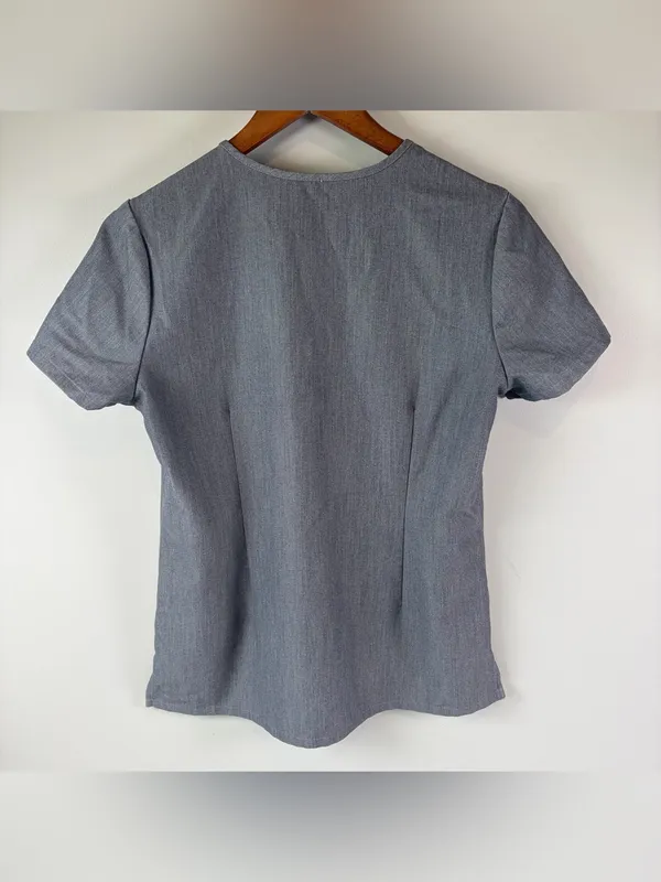 Figs Technical Scrubs Gray Top Pants Set Women's Size XSmall - Image 3
