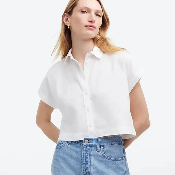 Madewell‎ new Crop Dolman Shirt - Image 2