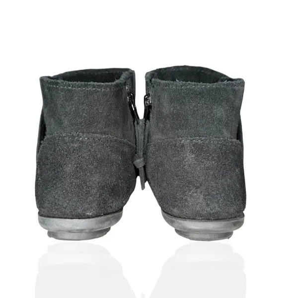 Minnetonka Lacy 9.5 Fringe Ankle Black Suede Leather‎ Bootie Shoe Moccasin Boho - Image 8