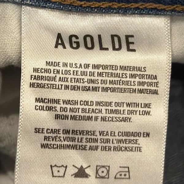 AGOLDE Riley Hi-Rise Straight Crop Jean 24 - Image 5