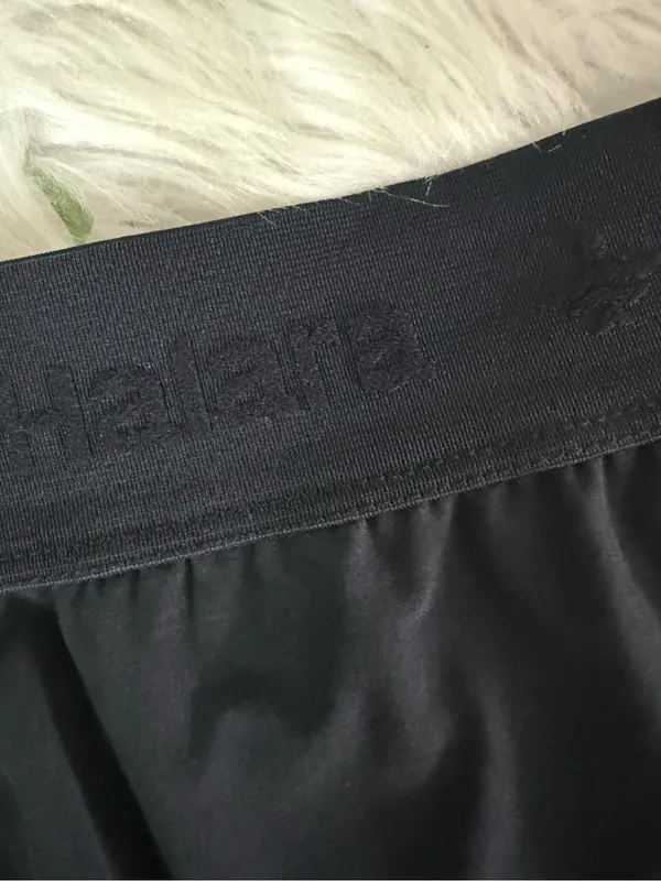 Halara Black Wide Leg Pull-On Pants Medium Stretch High Rise Waist Band - Image 6