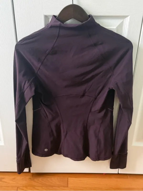 Lululemon Fresh Tracks 1/2 Zip in Black Cherry - Image 4