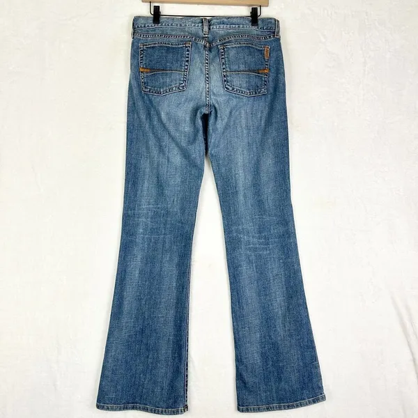 Abercrombie Ezra Fitch Women's Vintage Y2K Low Rise Bootcut Jeans Size 30 USA - Image 2