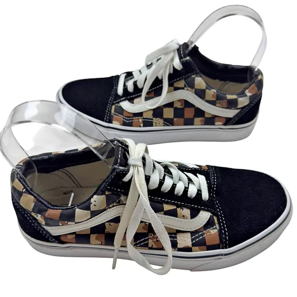 Vans Old Skool Camo Checkerboard Desert Sneaker - Image 3