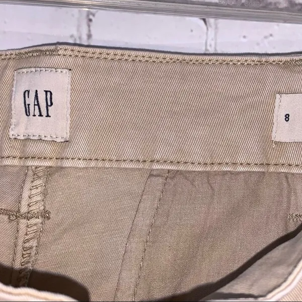 NWT Gap High Rise Vintage Khaki Pants Size 8 Straight‎ Leg Beige - Image 3