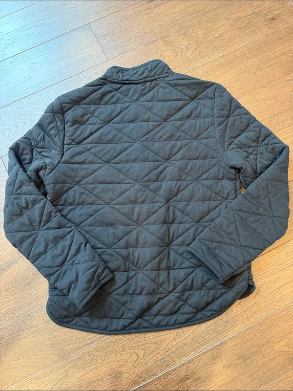 Avalanche Black Quilted Jacket Size Large C10 - Image 7
