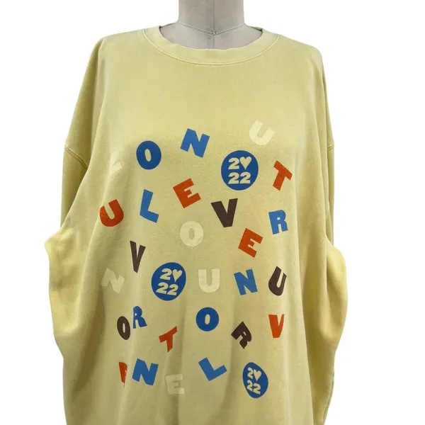 Harry Styles Love On Tour‎ Palm Springs Exclusive Sweatshirt Yellow Size XL - Image 3