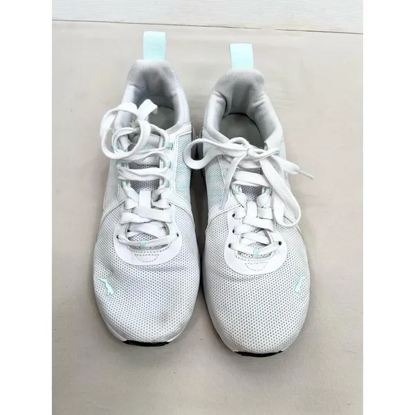 Puma 36889206 White LaceUp Mesh Upper Logo On Side Sneakers US 9 Eur 40 Uk 65 - Image 2
