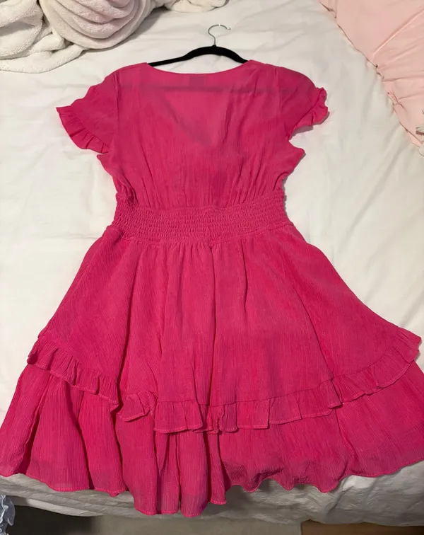 Hello Molly Hot Pink Dress - Image 3
